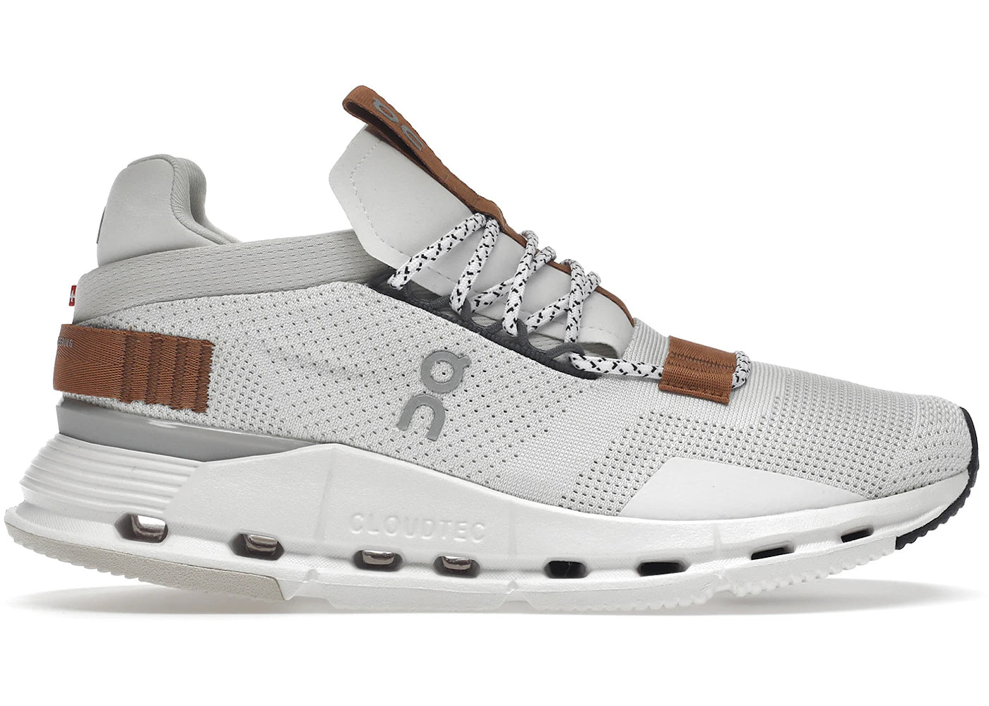 On Running Cloudnova White Pearl Brown (Women's)