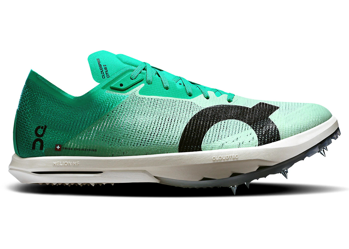 On Running Cloudspike Citius 2 Mint White