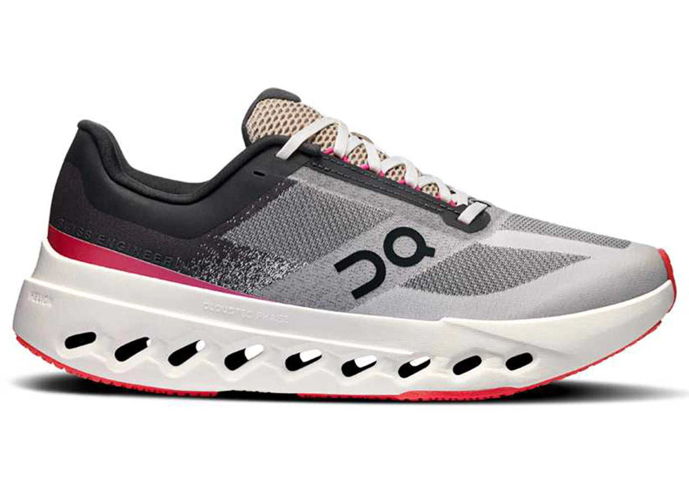On Running Cloudsurfer Next Black White Pink