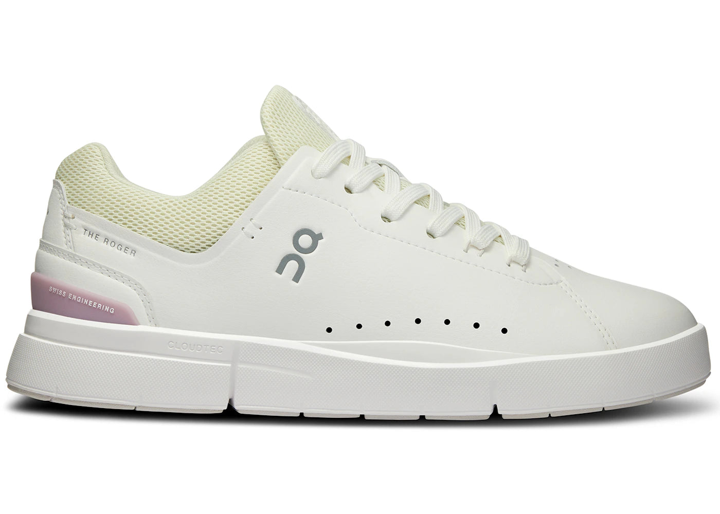 On The Roger Advantage White Mauve (Women's)