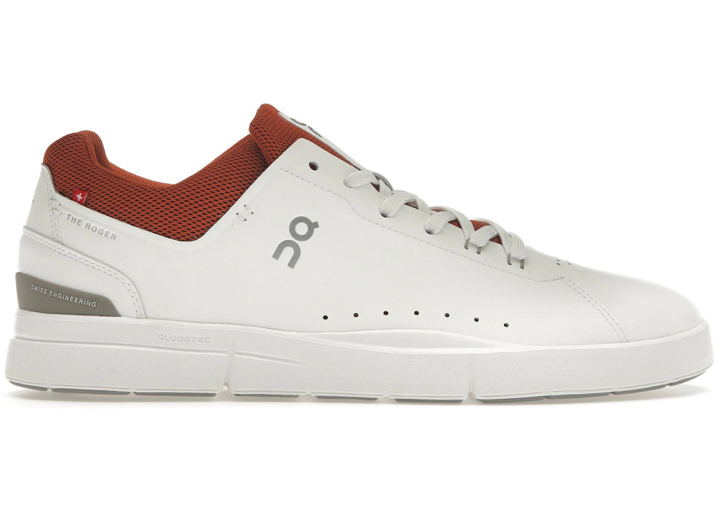 On The Roger Advantage White Rust – Side Kicks