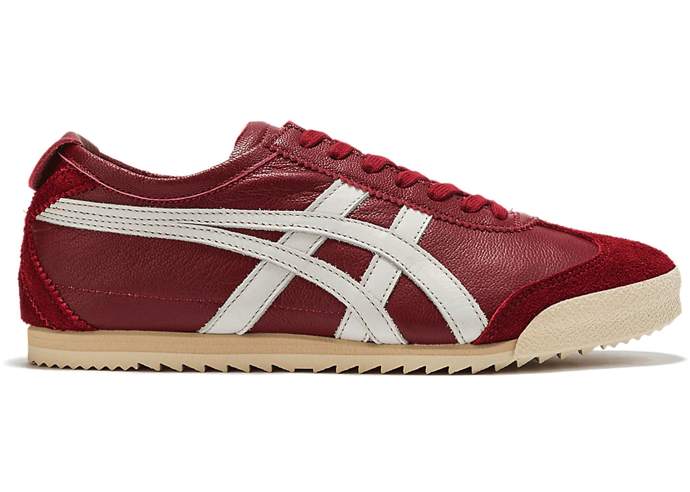 Onitsuka Tiger Mexico 66 Deluxe NM Burgundy White (Women's)