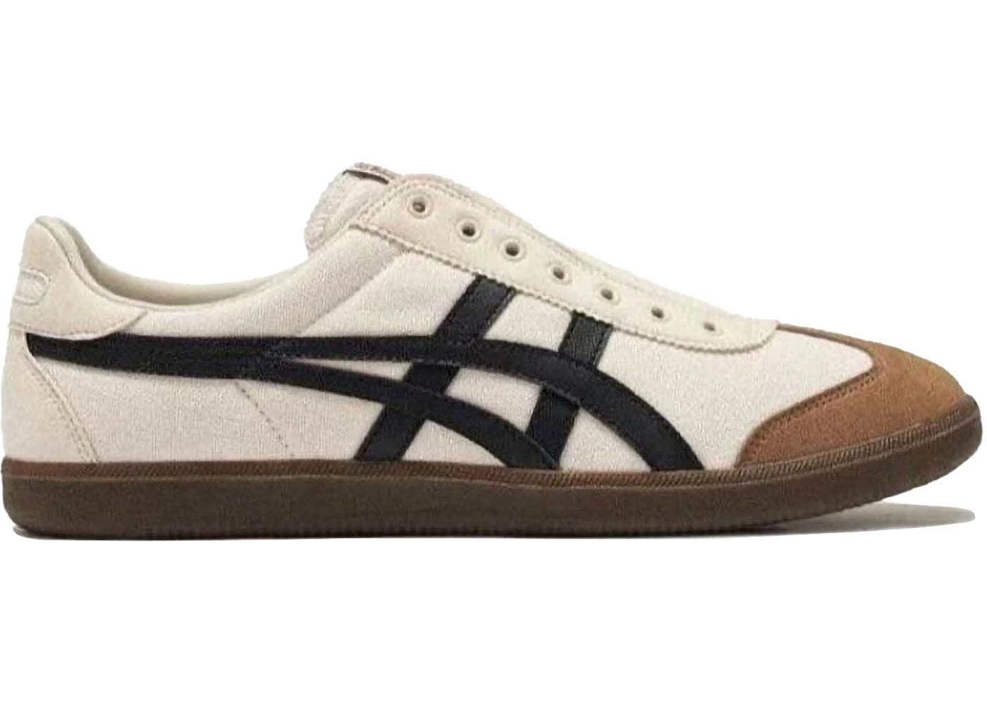 Onitsuka Tiger Tokuten Slip-On White Brown Black