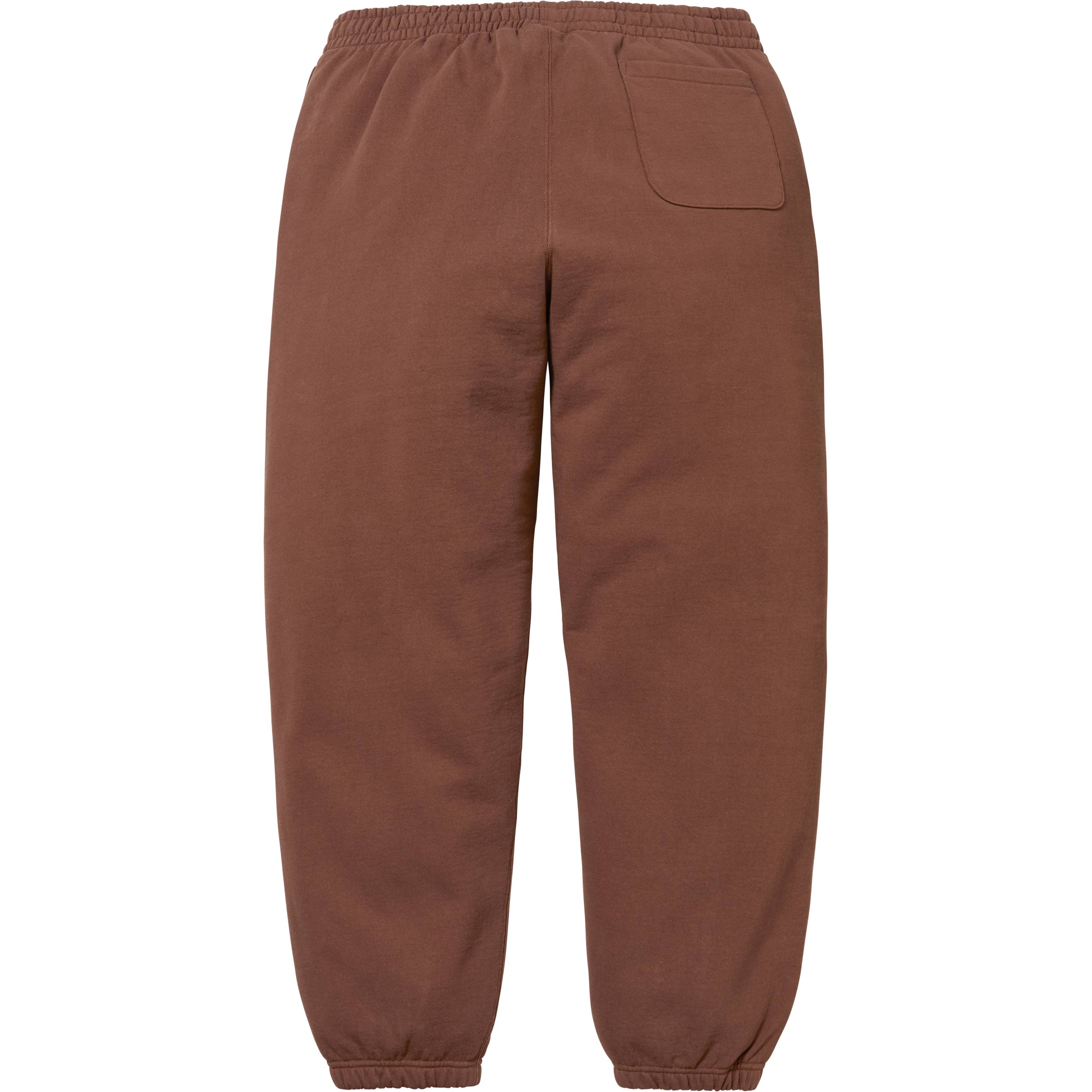 Supreme Satin Appliqué Sweatpant - Brown