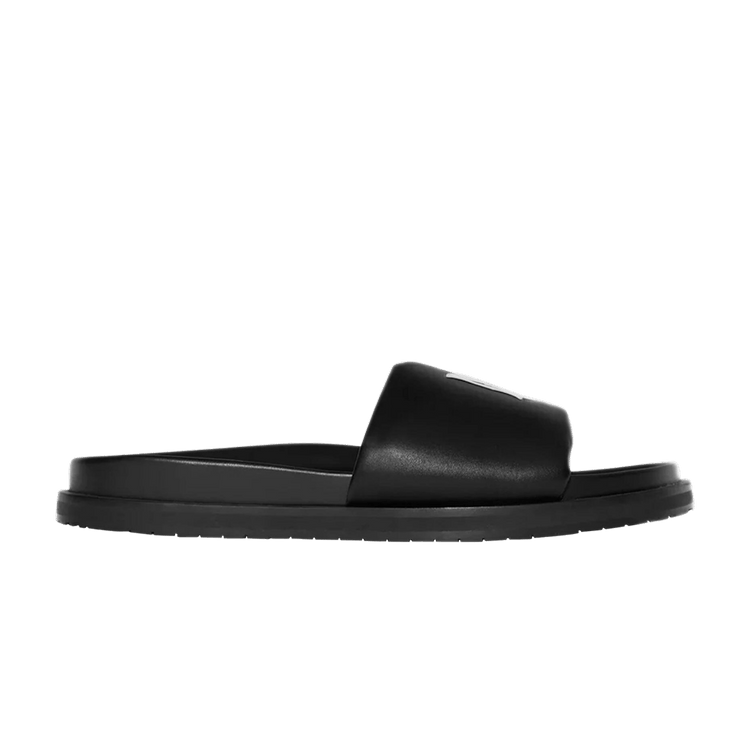 AMIRI Leather Slide Black