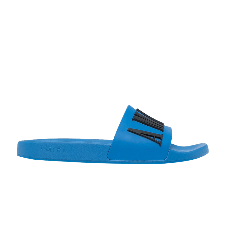 Amiri Pool Slide Blue Black