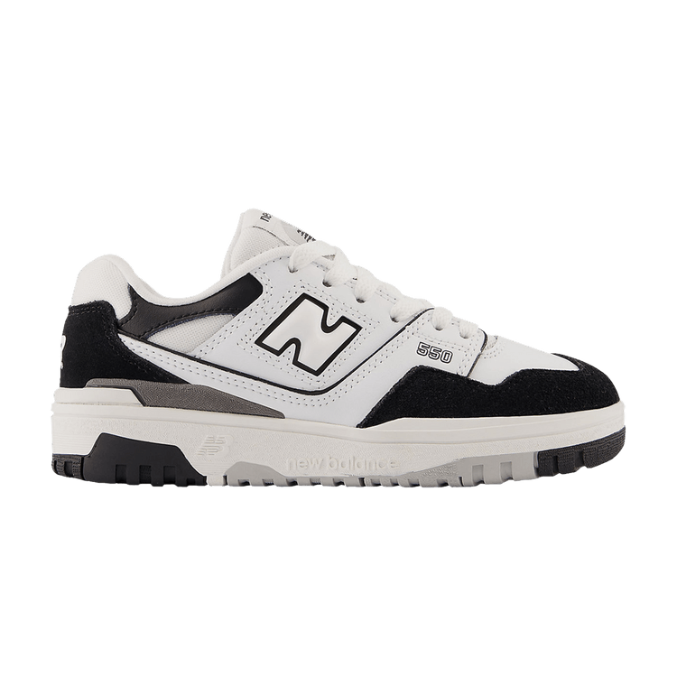 New Balance 550 White Black Rain Cloud (PS)