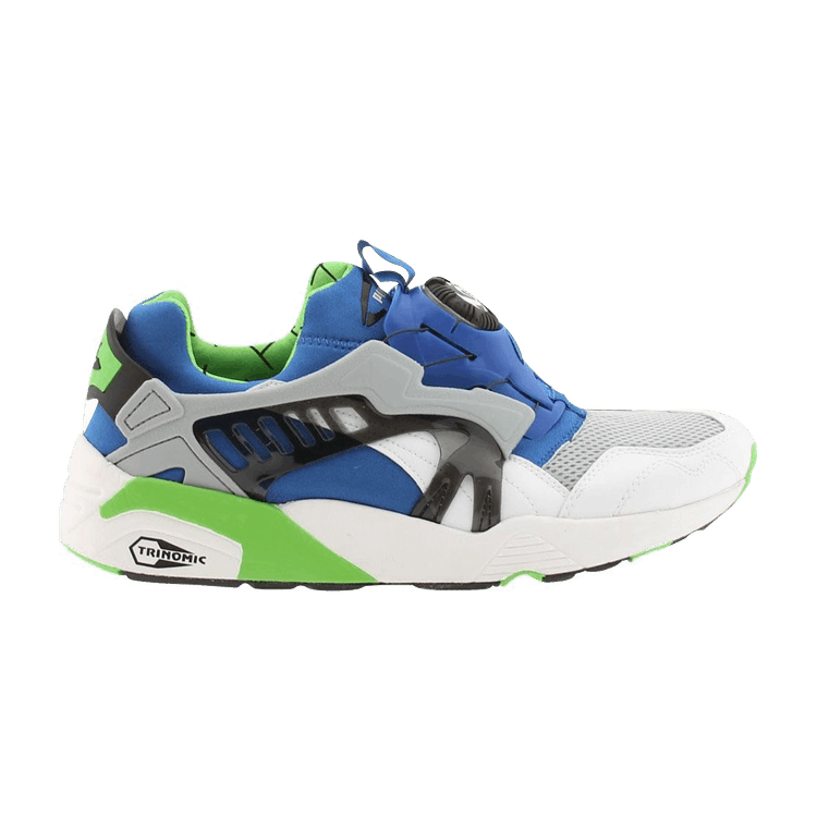 Puma Disc Blaze Og 1993 The List White-Snorkel Blue-Grn Flash