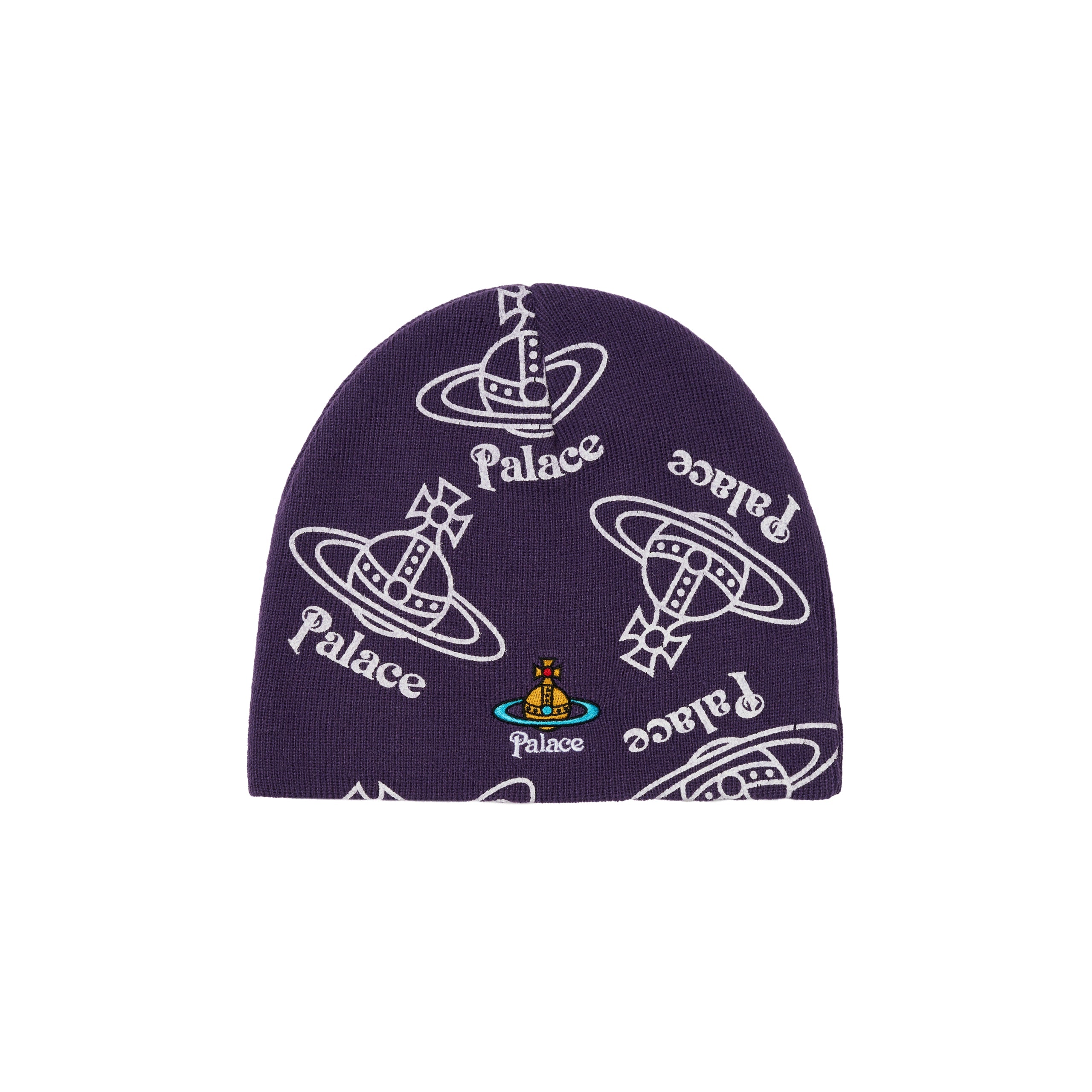 Palace Vivienne Westwood Jersey Beanie Purple