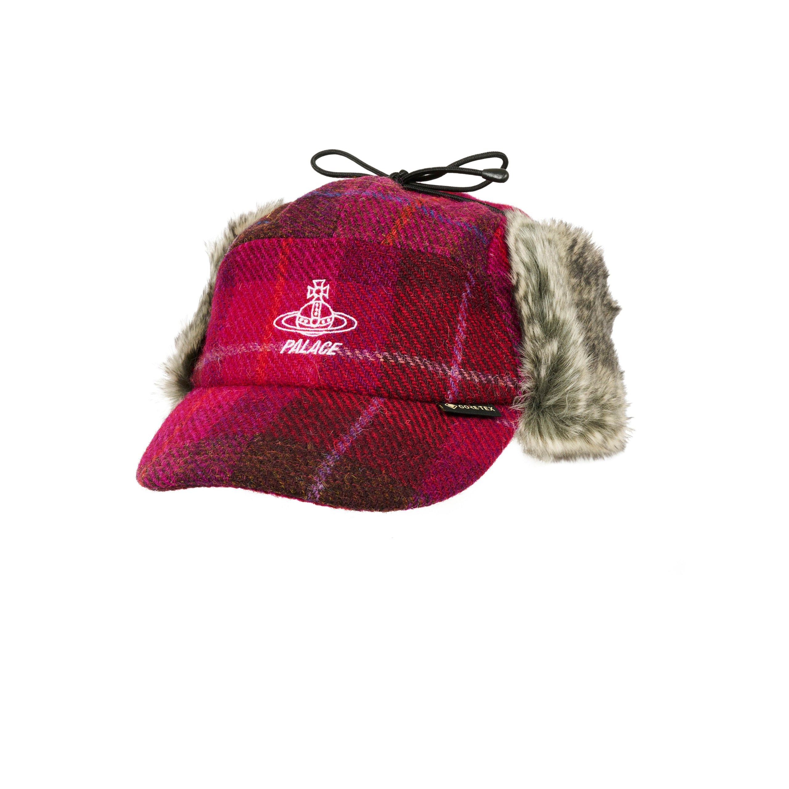 Palace Vivienne Westwood Gore-tex Shooting Cap Plaid Pink