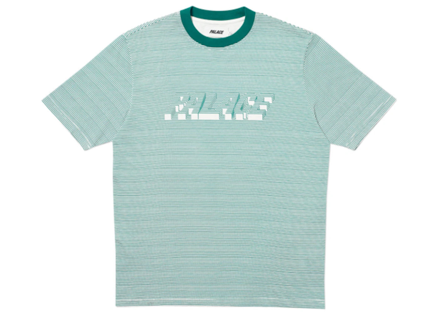 Palace 3D Stripe T-shirt Green/White