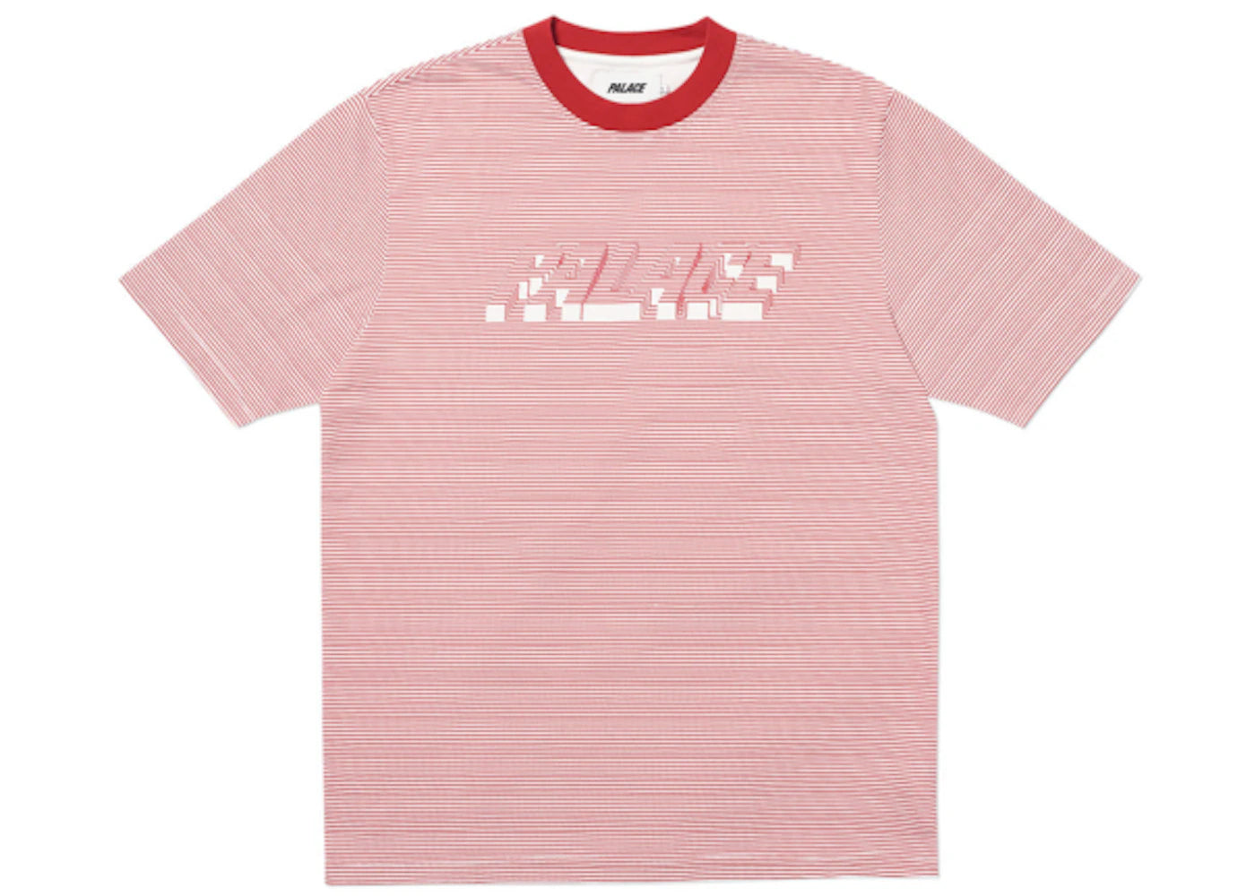 Palace 3D Stripe T-shirt Red/White
