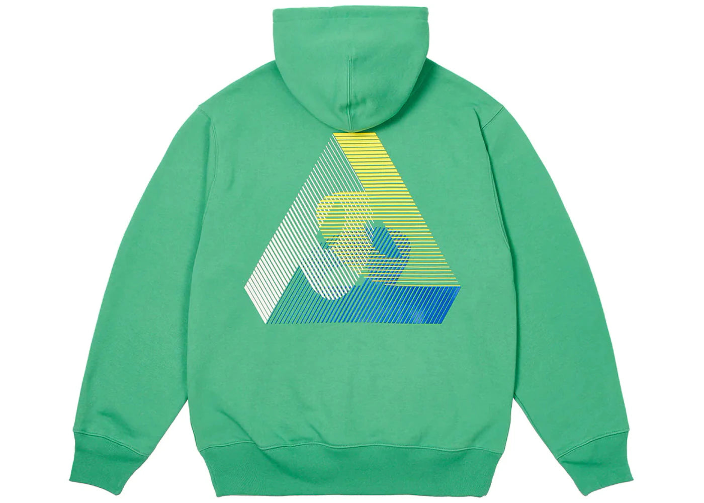 Palace 3P Fade Hood Sweet Pea Green