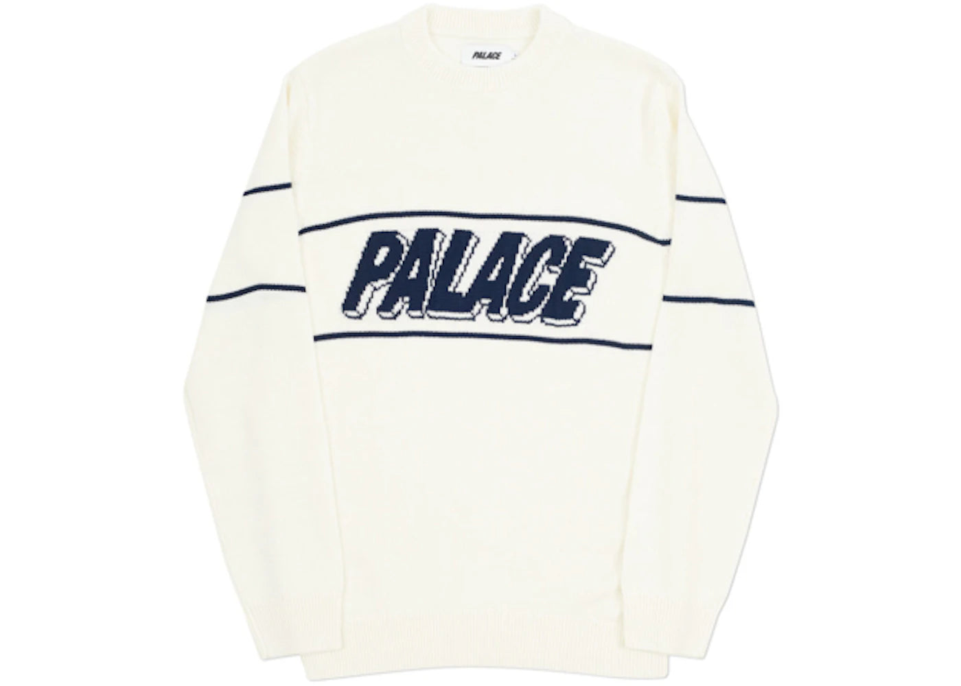 Palace 3P Knit White