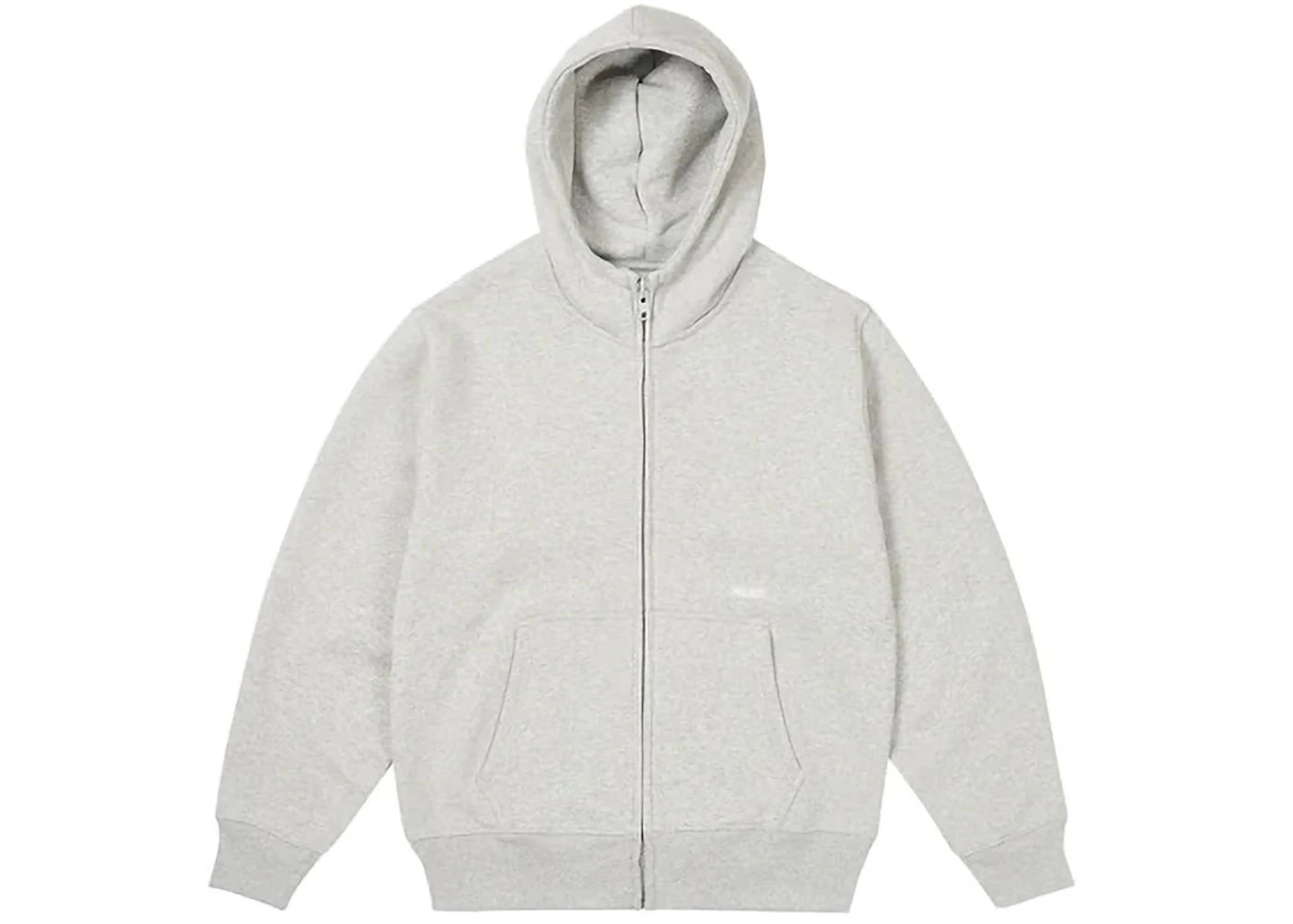 Palace 5G Zip Hood Grey Marl