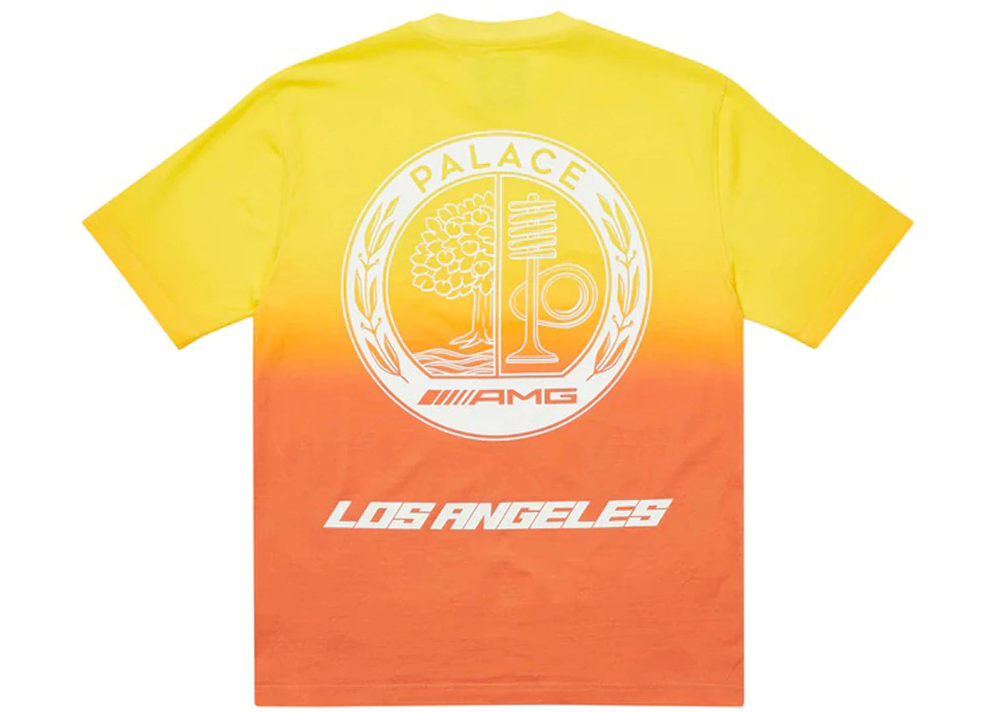 Palace AMG 2.0 Log Angeles T-shirt Yellow/Orange