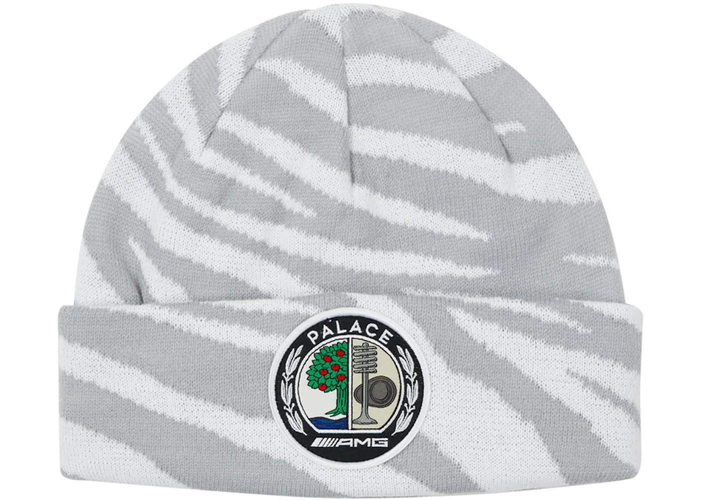 Palace AMG Beanie White