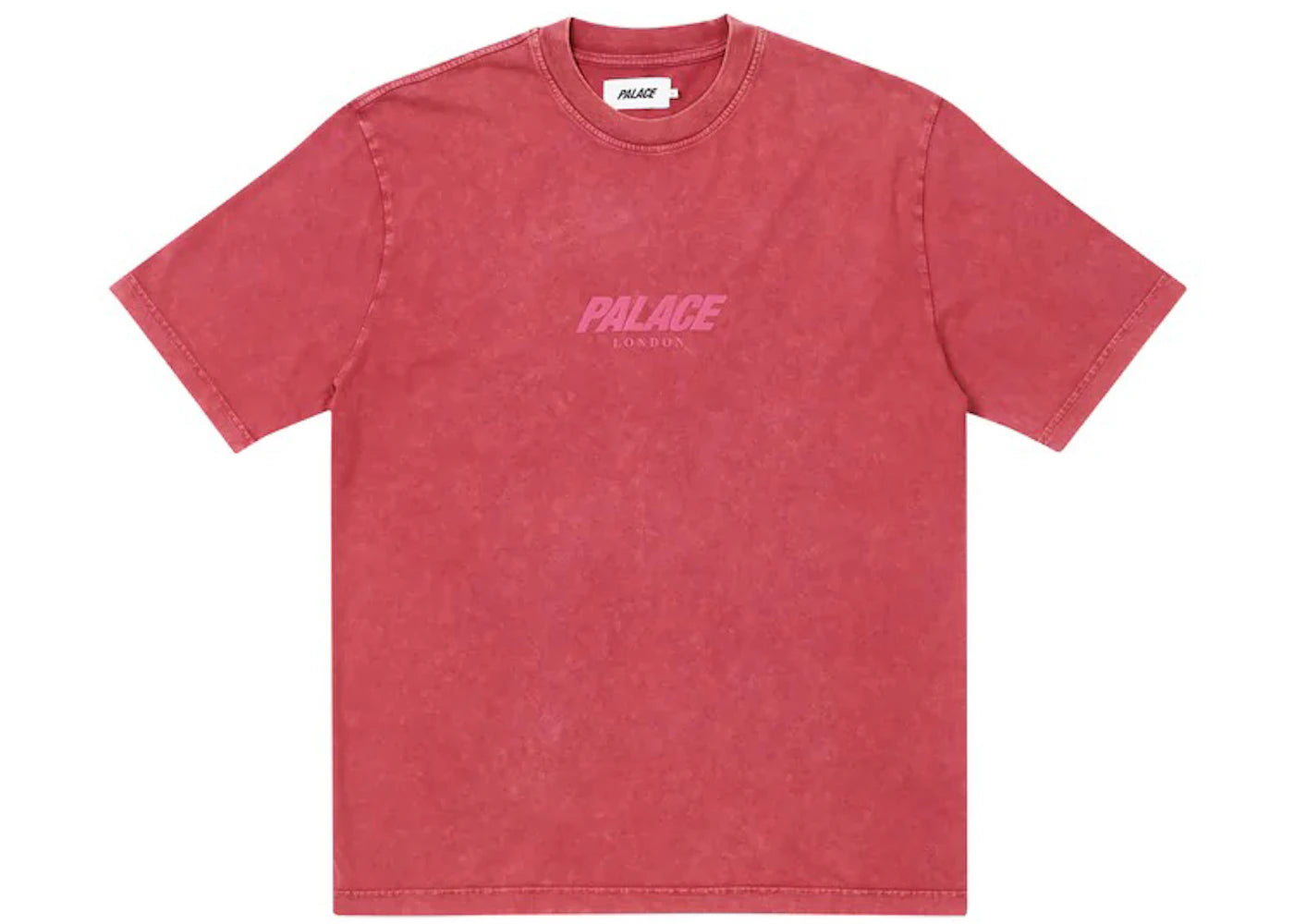 Palace Acid Wash T-Shirt Burgundy