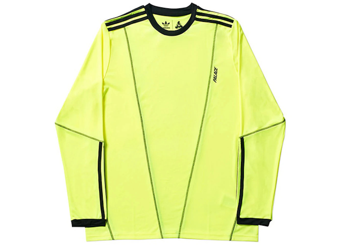 Palace Adidas Longsleeve Tee Solar Yellow/Black