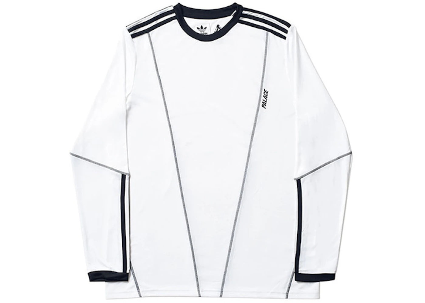 Palace Adidas Longsleeve Tee White/Black