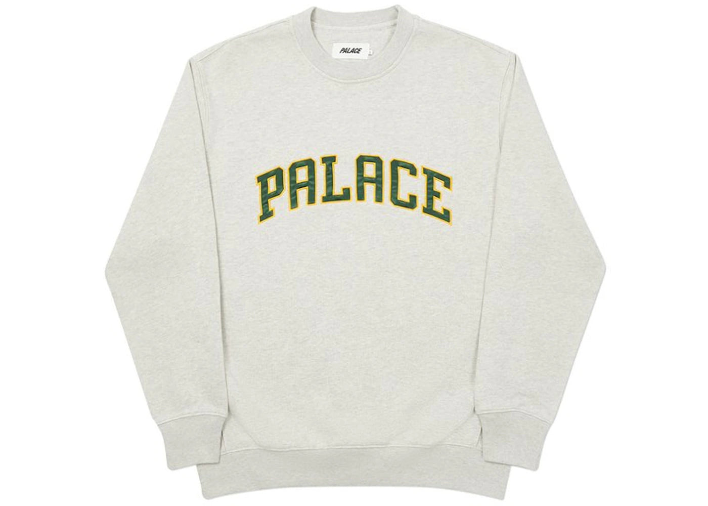 Palace Alas Crew Grey Marl