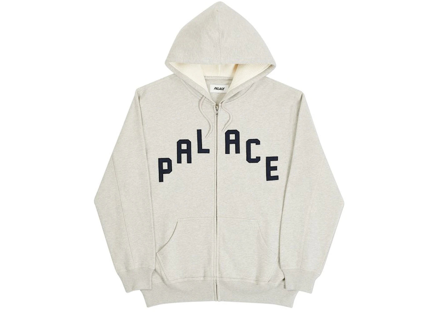 Palace Alas Zip Hood Grey Marl