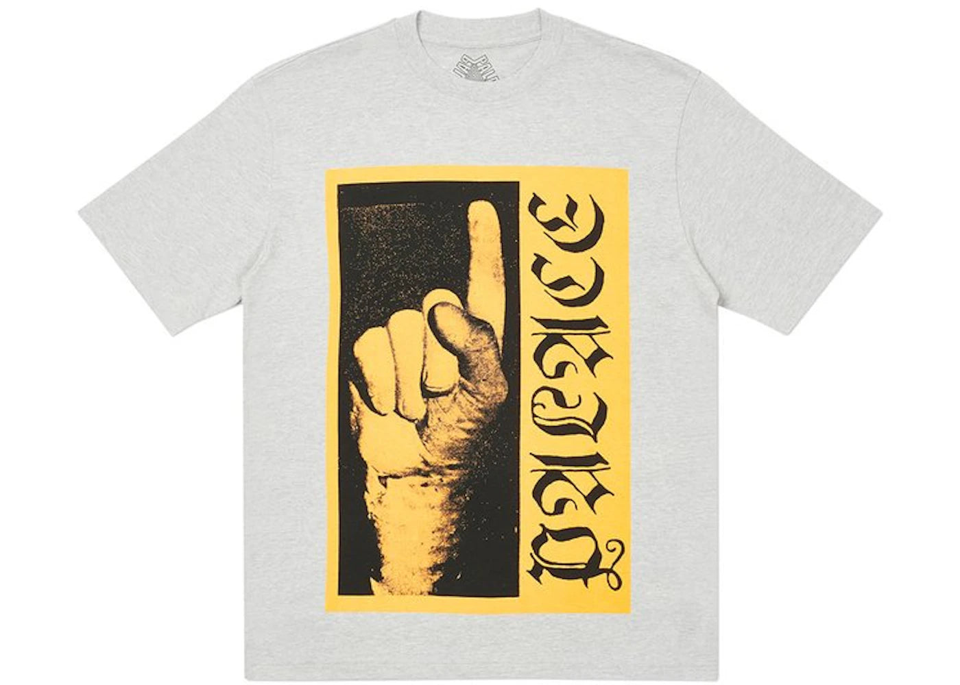 Palace Ancient Finger T-shirt Grey Marl