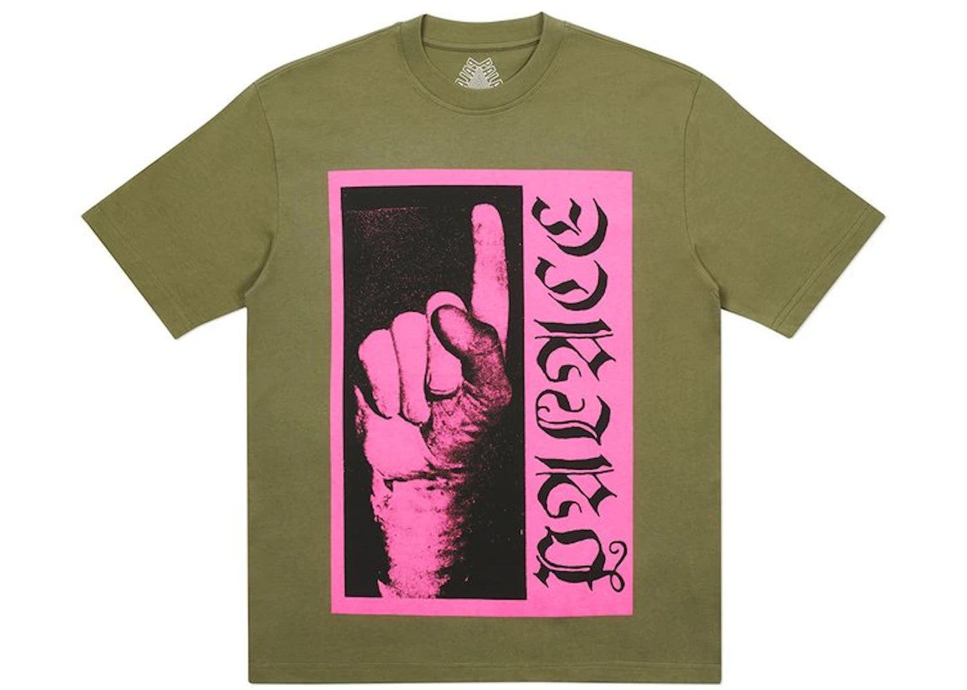 Palace Ancient Finger T-shirt Olive