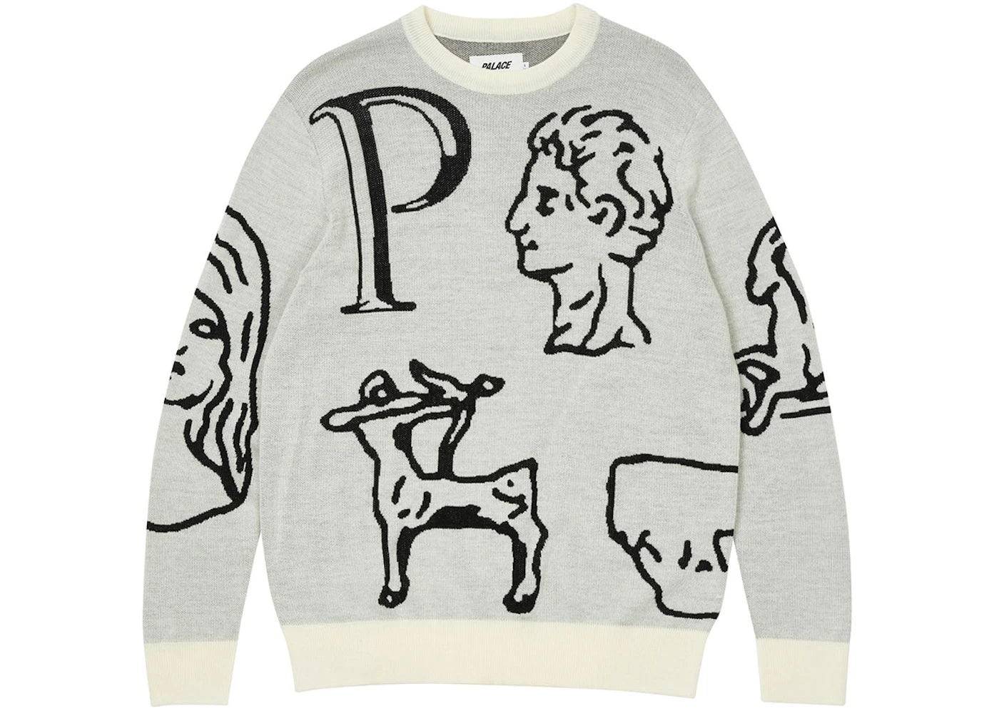 Palace Archaeology Knit White