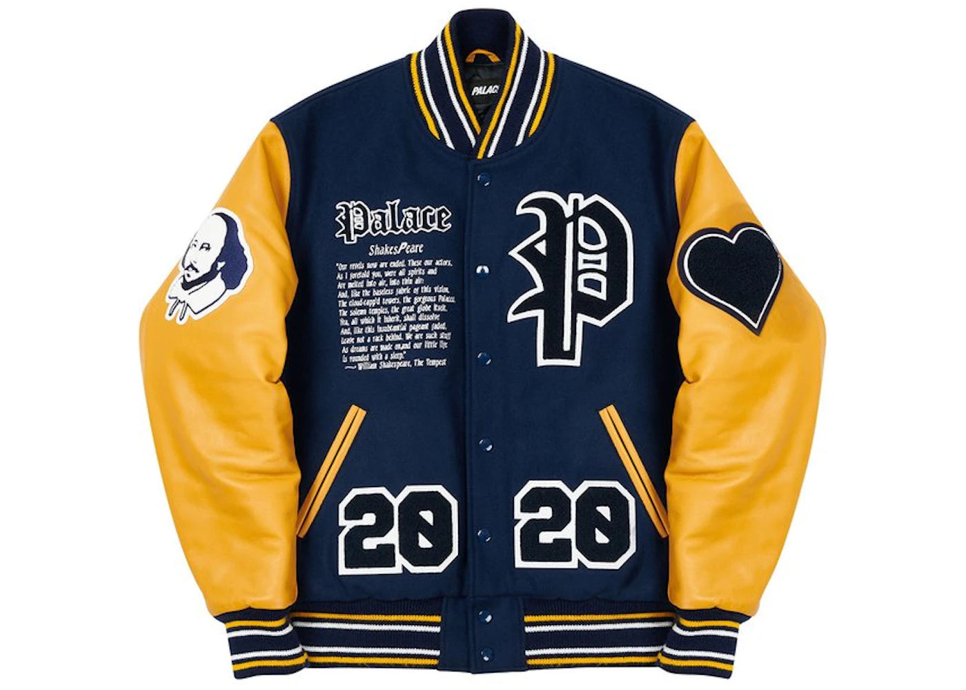 Palace As You Like It Varsity Jacket Navy