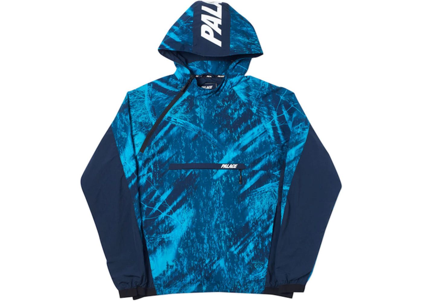 Palace Asymetric Real Tree Shell Top Blue