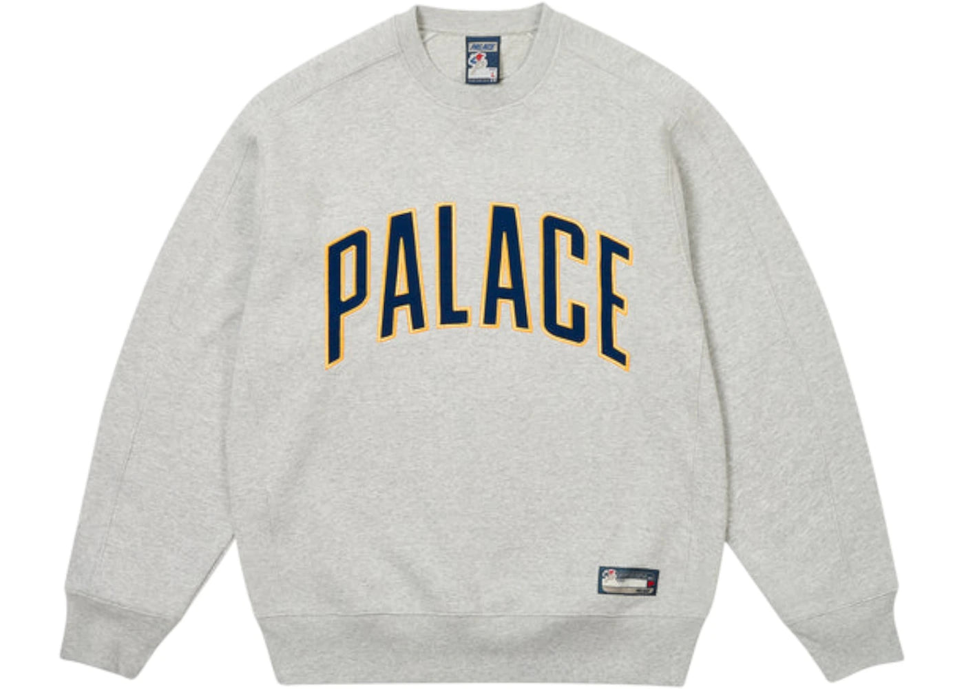 Palace Athletic Crew Grey Marl