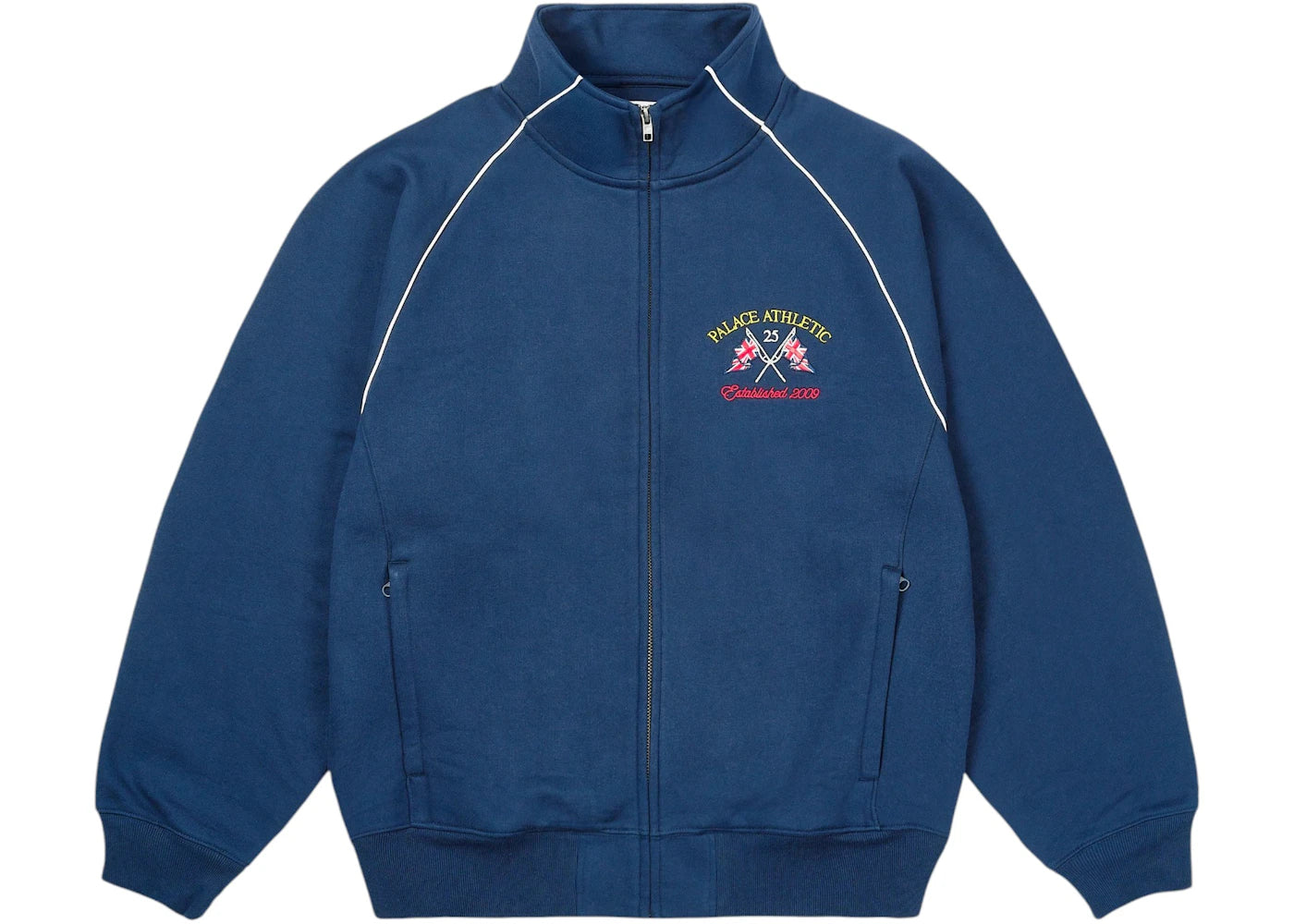 Palace Athletic Zip Funnel Navy
