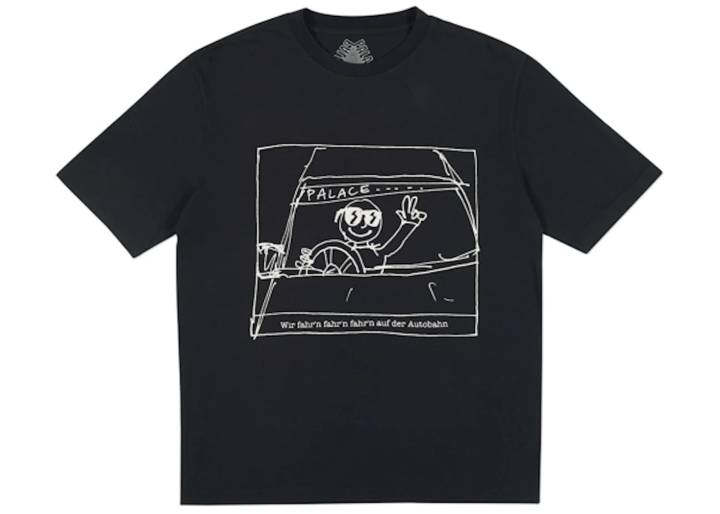 Palace Autobahn T-shirt Black