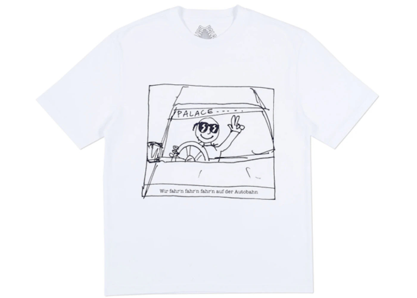 Palace Autobahn T-Shirt White