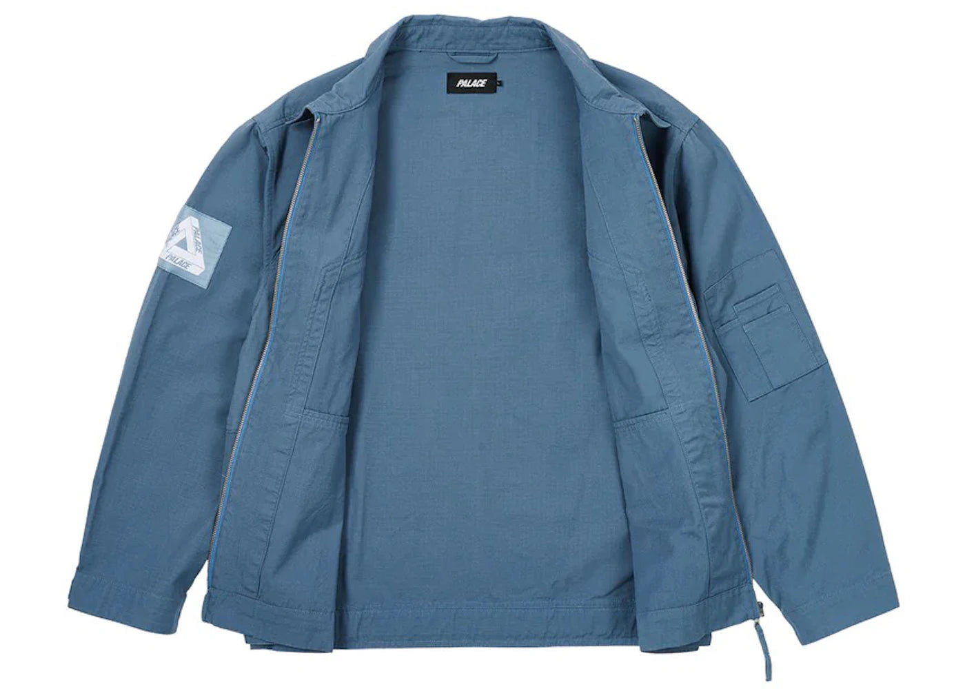 Palace Aviator Jacket Blue Stone