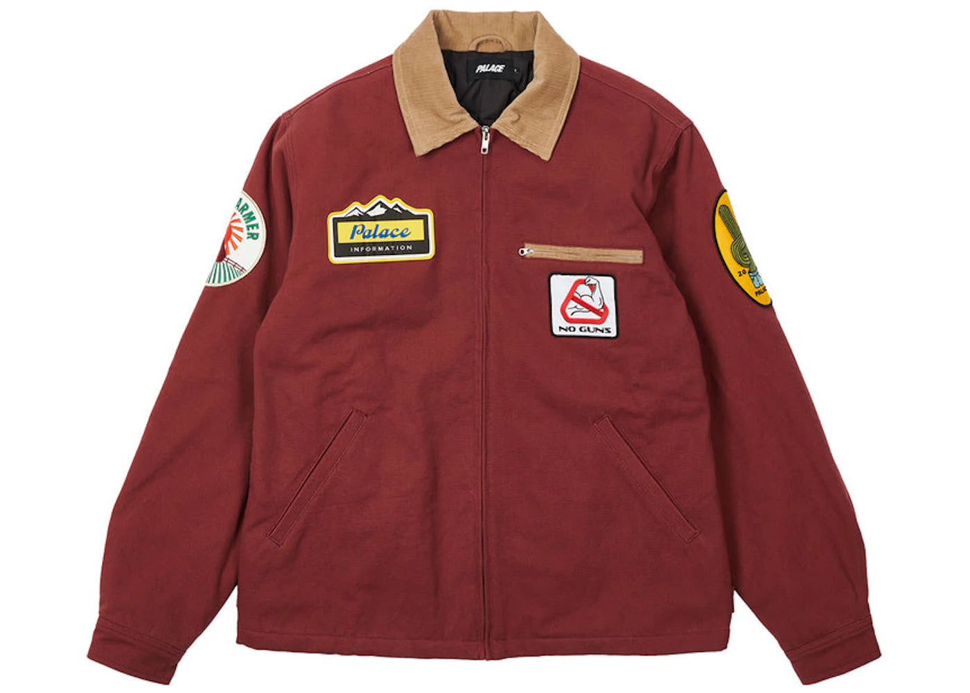 Palace Badge Work Jacket Wine