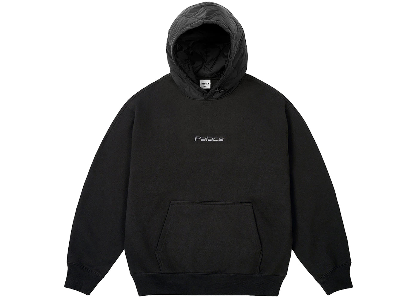 Palace Baffled Font Hood Black
