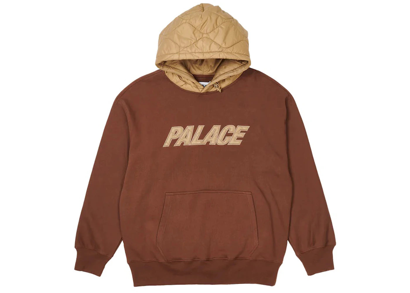 Palace Baffled Hood Brown