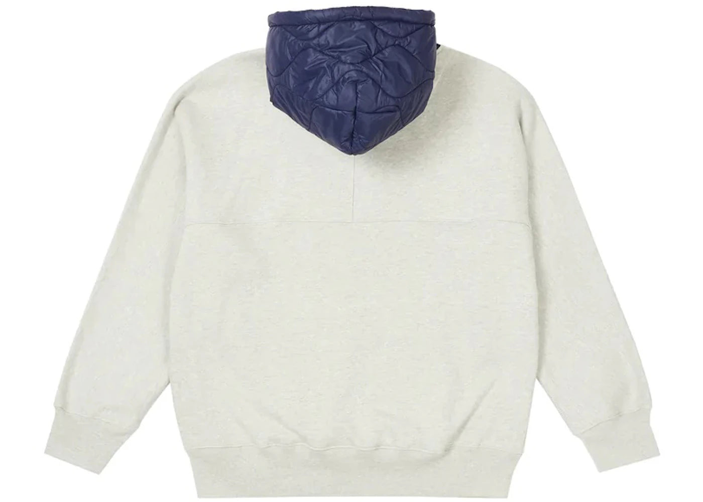 Palace Baffled Hood Grey Marl