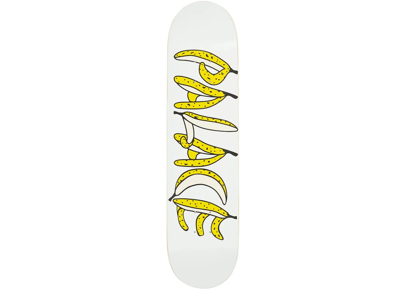 Palace Banana 8.1 Skateboard Deck White