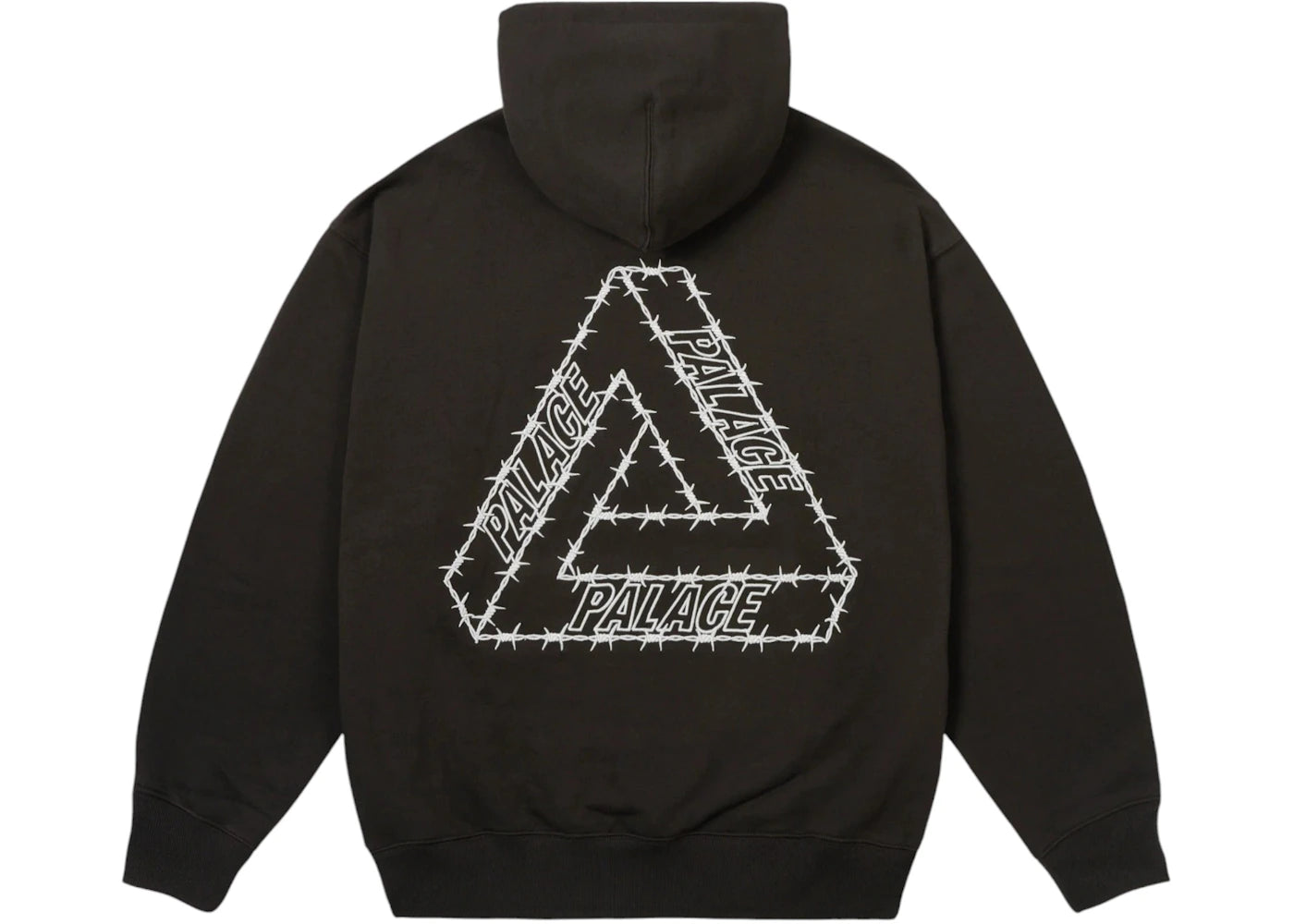 Palace Barbed Tri-Ferg Hood Black
