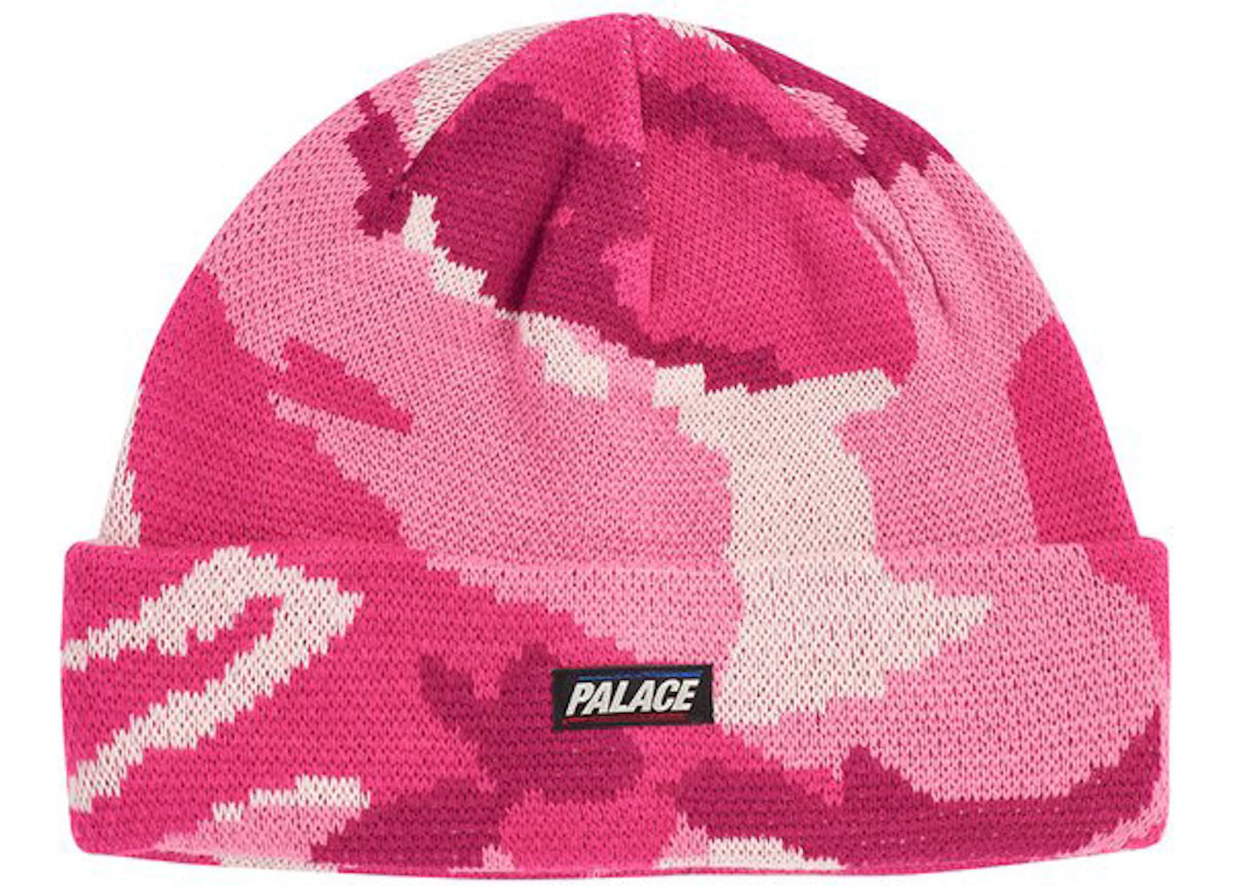 Palace Basically A Beanie Pink Camo
