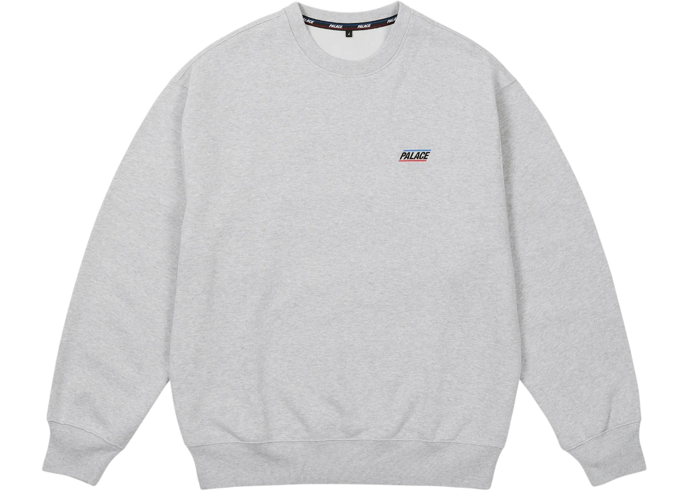 Palace Basically A Crew (FW25) Grey Marl