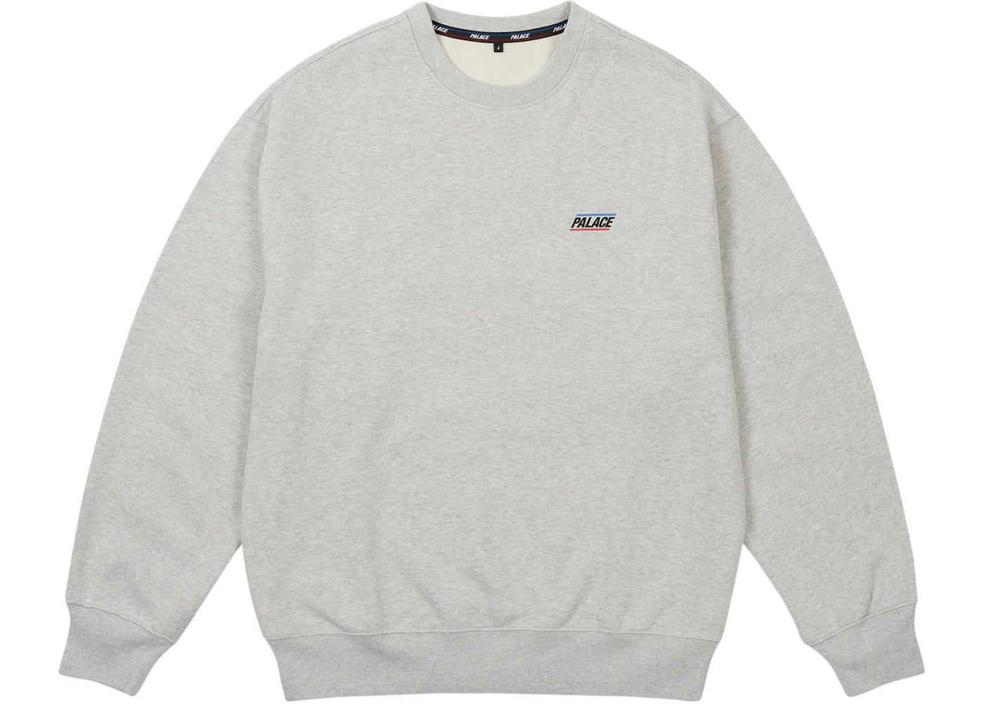 Palace Basically A Crew (SS25) Grey Marl