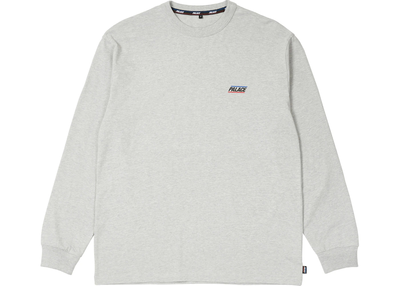 Palace Basically A Longsleeve Grey Marl