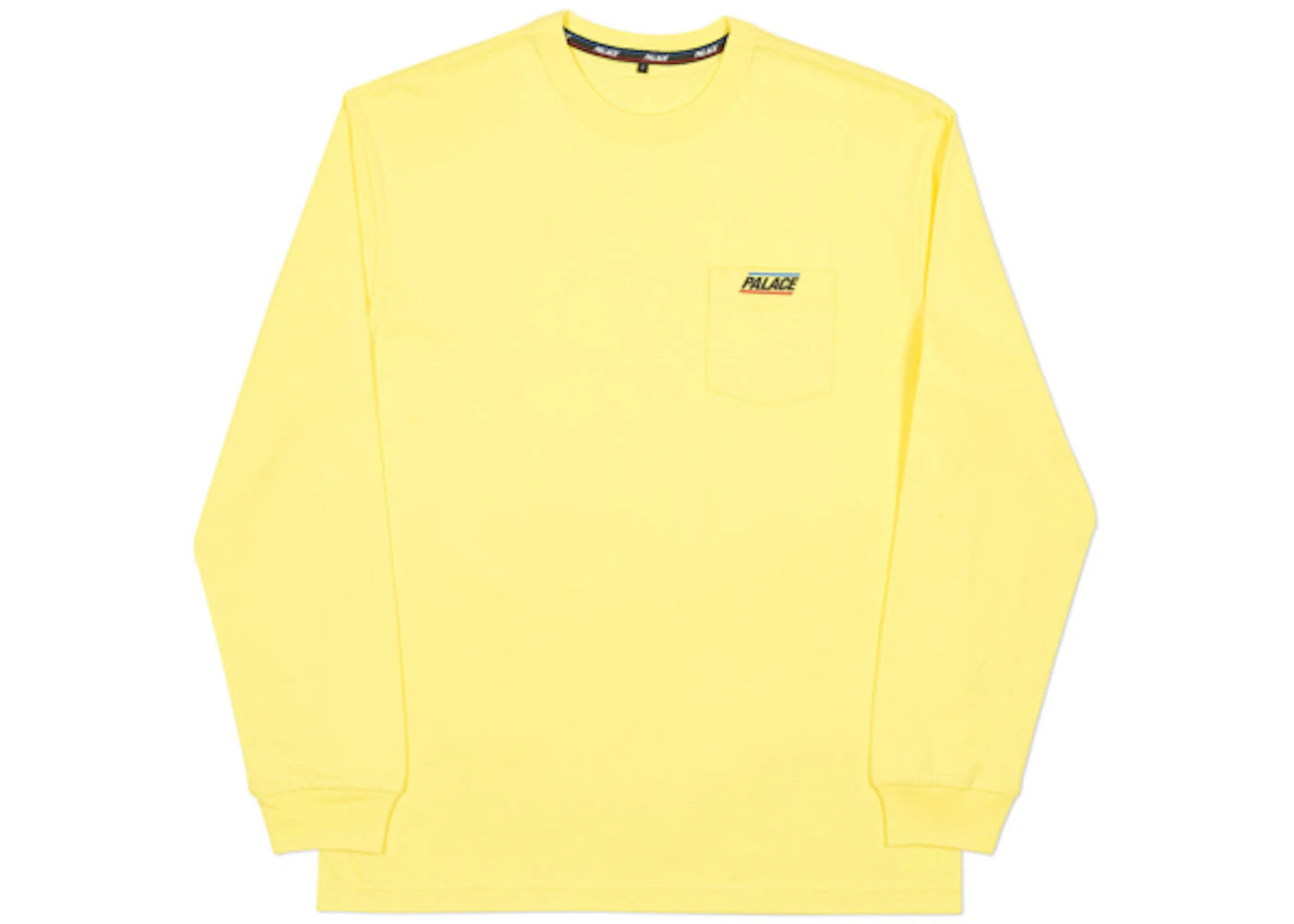 Palace Basically A Pocket Longsleeve Light Yellow