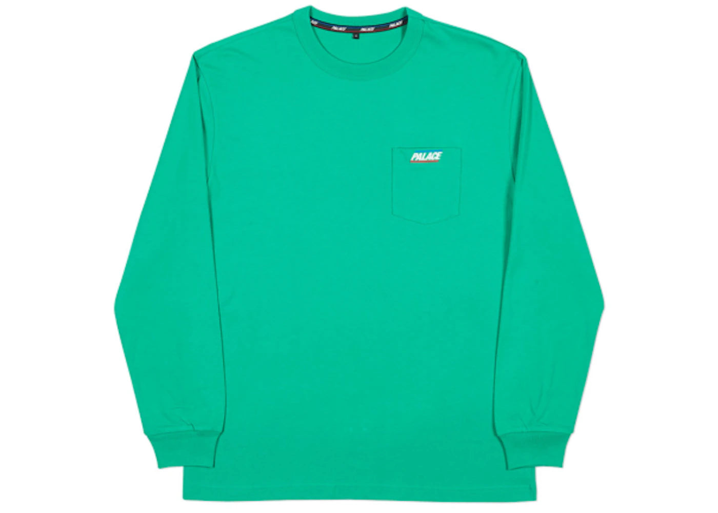 Palace Basically A Pocket Longsleeve Pool Green