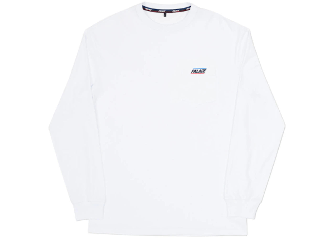 Palace Basically A Pocket Longsleeve White