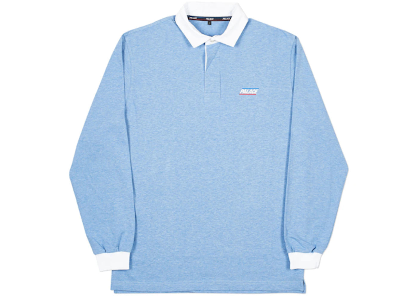 Palace Basically A Rugby Top Classic Blue Marl